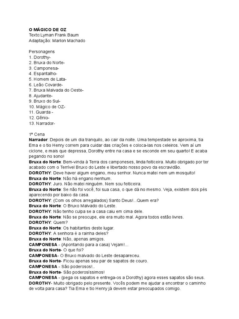O Mágico de Oz | PDF | Dorothy Gale | O Maravilhoso Mágico de Oz, image size:768x1024