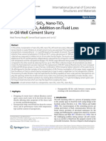 Efect of Nano-SiO2, Nano-TiO2