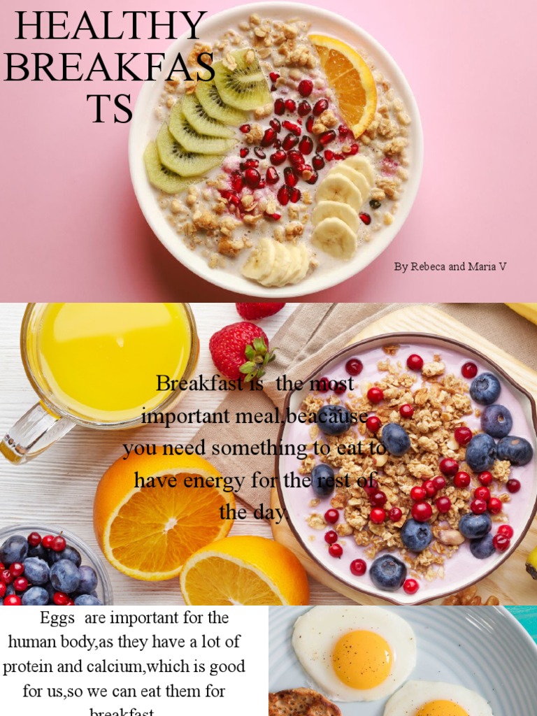 Healthy Breakfasts | PDF