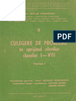 Culegere Probleme Cls.1-8 - V. Mangu Et Al (1985)