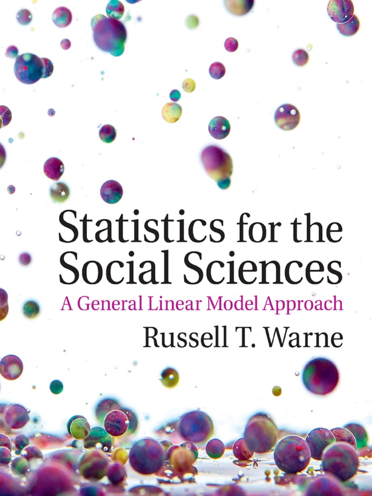 Statistics for the social sciences a general linear model approach