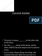 Colour Idioms