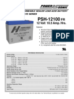 Capacidade de Baterias - PSH12100FR