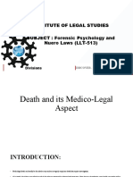 Dealth and Its Medico Legal Aspects