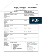 CLC 12 Transition Plan Part Two Post Secondary 1