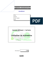 DossiersBT DE - Utilisation Multimetre