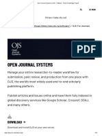 Open Journal Systems (OJS) - Software - Public Knowledge Project - Open-File-Project