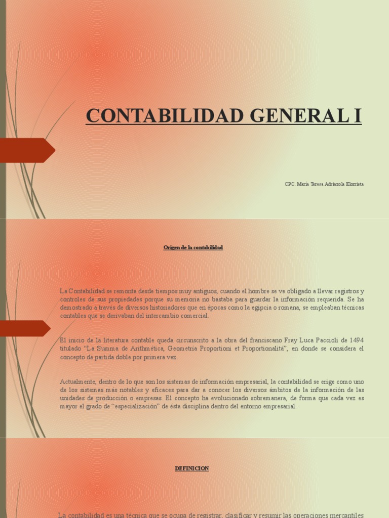 Contabilidad Unidad I Pdf Contabilidad Estado De Resultados