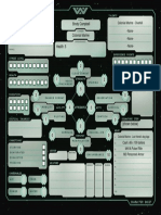 Alien Character Sheet