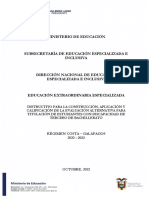 Anexo 10. Instructivo Evaluación Alternativa Especializada