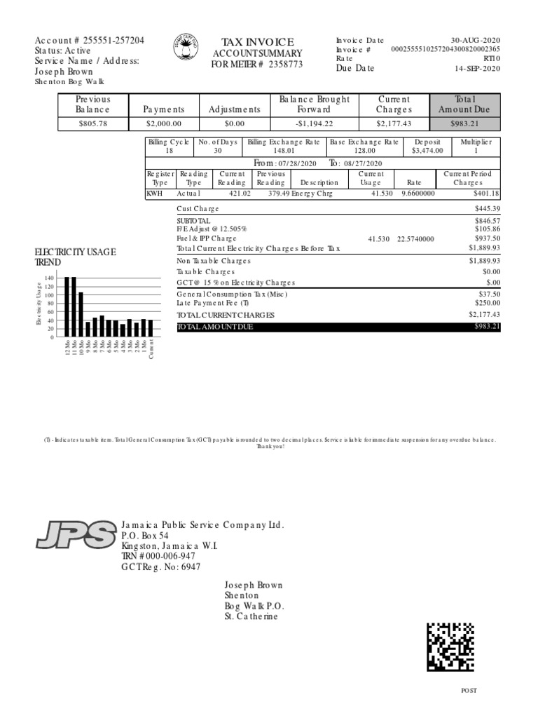 Electricity Bill Summary | PDF | Public Finance | Money