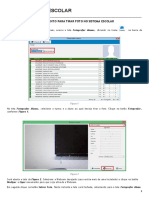 Procedimento para Tirar Foto No Sistema Escolar