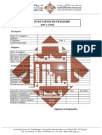 Fiche de Notation