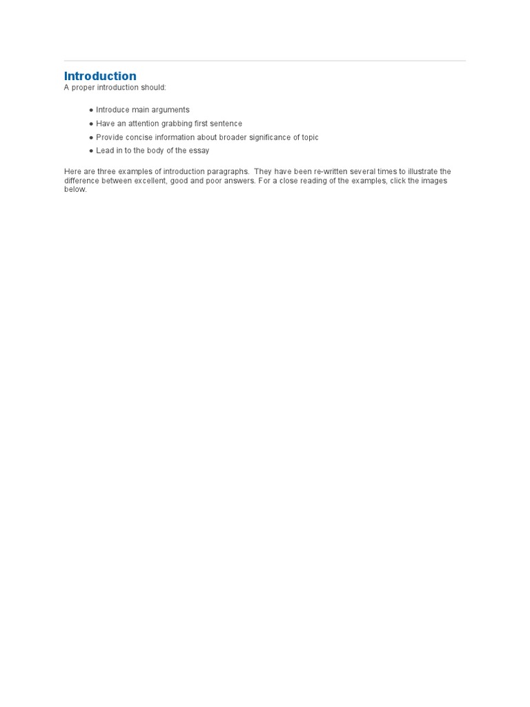 Crafting Effective Essay Introductions | PDF | Language Arts ...
