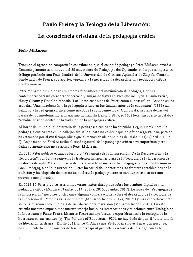 Freire Maclaren PDF Conocimiento