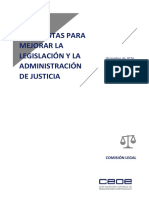 Propuestas Mejora Administracion Justicia