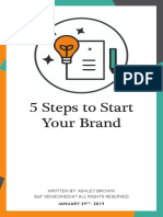 5 Steps To A Strong Brand