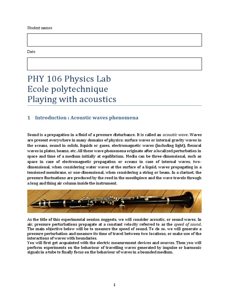An Introduction To Acoustics - 2023 | PDF | Waves | Sound