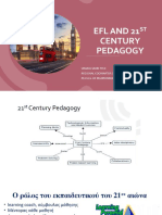 Efl and 21ST Century Pedagogy