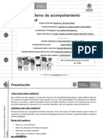 Cuaderno de Acompañamiento Grupal: Esta Versión Aplica para El Servicio de Dimf