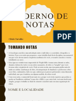 Caderno de Notas