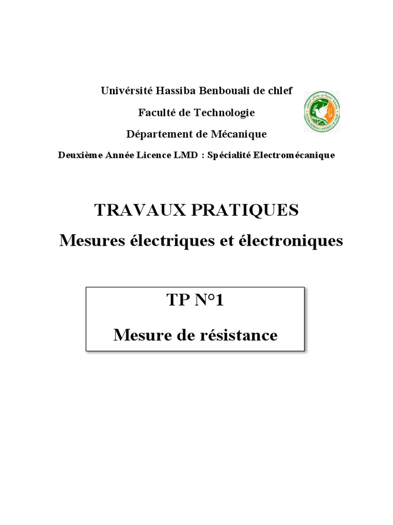 Compte Rendu TP N1 | PDF