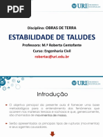 Aula 13 - Estabilidade de Taludes