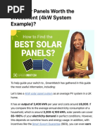 Solar Panels For Your Home - Complete 2022 Guide