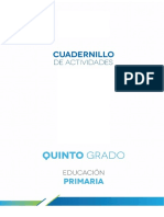 Cuadernillo de Actividades Educación Socioemocional