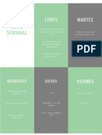 Dark Gray and Light Green Boxes Meal Planner Menu