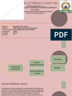 La Naturaleza Del Costo Estimado