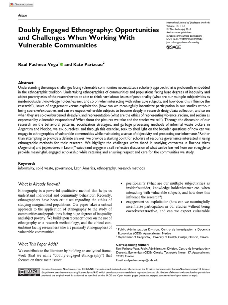 Doubly engaged ethnography opportunities and challenges when working