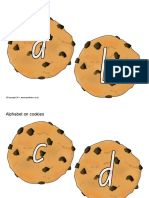 Alphabet On Cookies