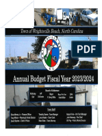 Proposed Fiscal Year 2023/2024 Budget For The Town of Wrightsville Beach, NC