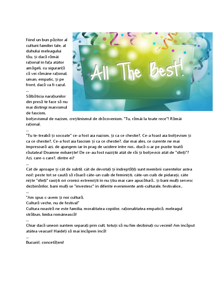 All The Best! | PDF