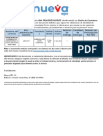 Nombre Del Servicio Pre-Autorización Número Remitido A Válido Desde Válido Hasta Número de Entrega Cantidad de Entregas Número de Prescripción No Pbs