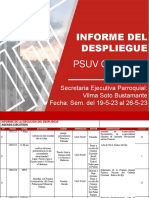 Despliegue y Ejecucion de Actividades - Sem Sabado 13-5 Al Viernes 19-5