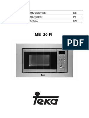 Teka MWE 255 FI Horno microondas empotrado con grill cm. 60