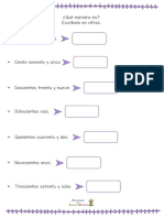 Lectura y Escritura de Numeros 3 Cifras