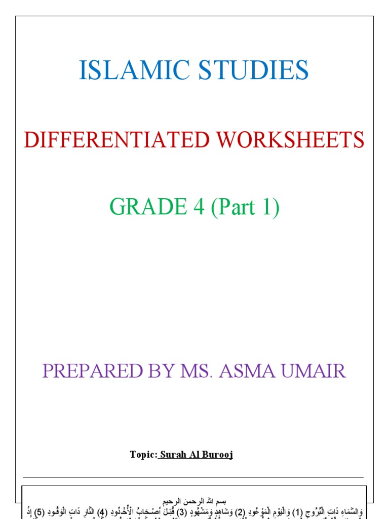 Grade 4 Booklet Part 1 1 | PDF