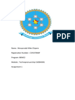 Technoprenuership Assignments 1