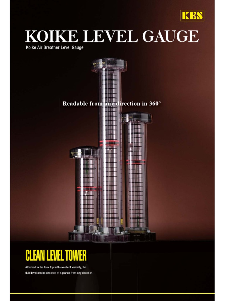 Koike Level Gauge Specifications Guide | PDF | Buoyancy | Mechanical ...