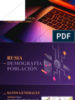 Rusia Demografia