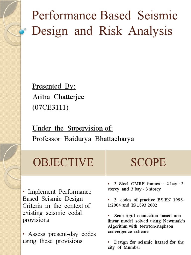 Seismic Design and Risk Analysis Guide | PDF | Risk | Earthquake ...