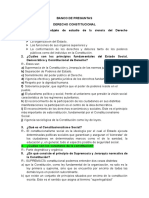 Respuestas Examen de Grado. Derecho Constitucional