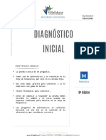 Diagnostico Inicial Matematica 8basico