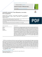 Sustainable Preparation of Anti-Inflammatory Atorvastatin PLGA Nanoparticles