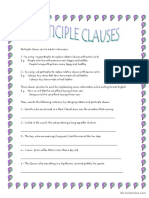 Participle Clauses