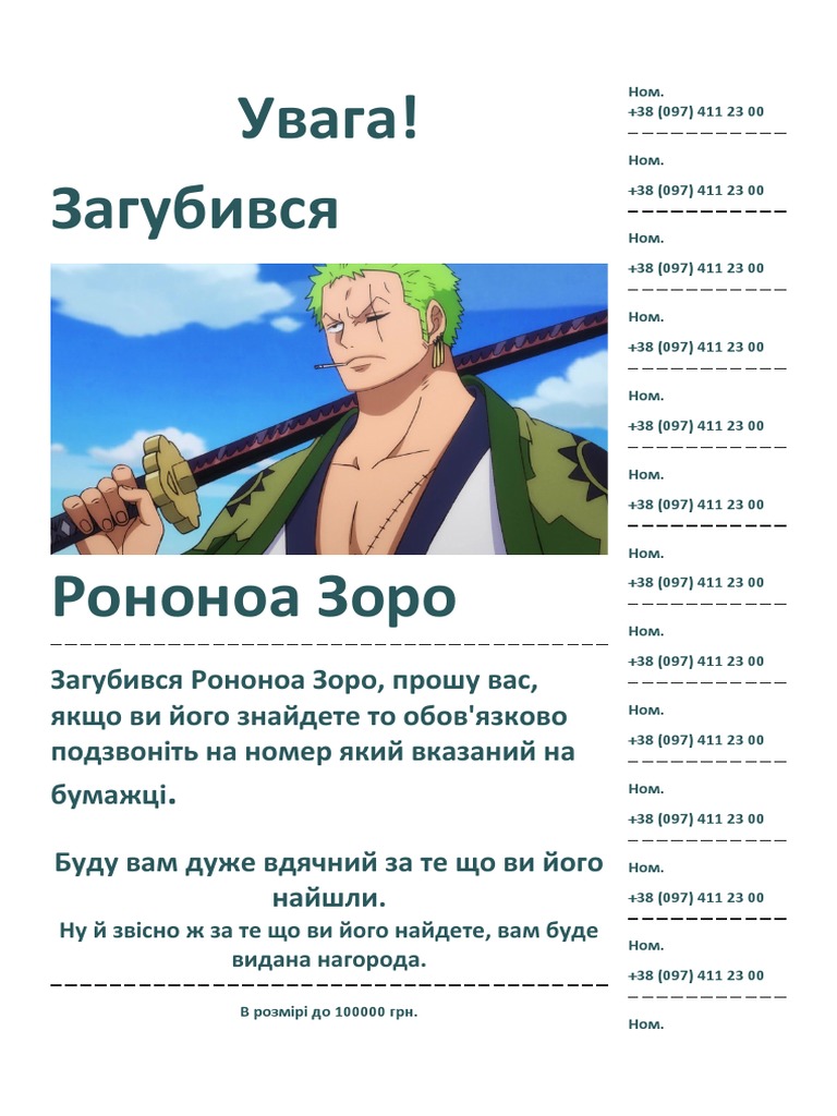 Зоро | PDF