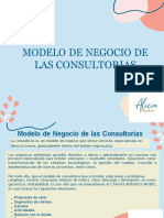 Canvas de Modelo de Negocio de Consultoría - ARGECO